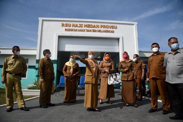 Tinjau RSU Haji Medan, Sekdaprov Sabrina Harapkan Jadi Rumah Sakit Terbaik di Sumut